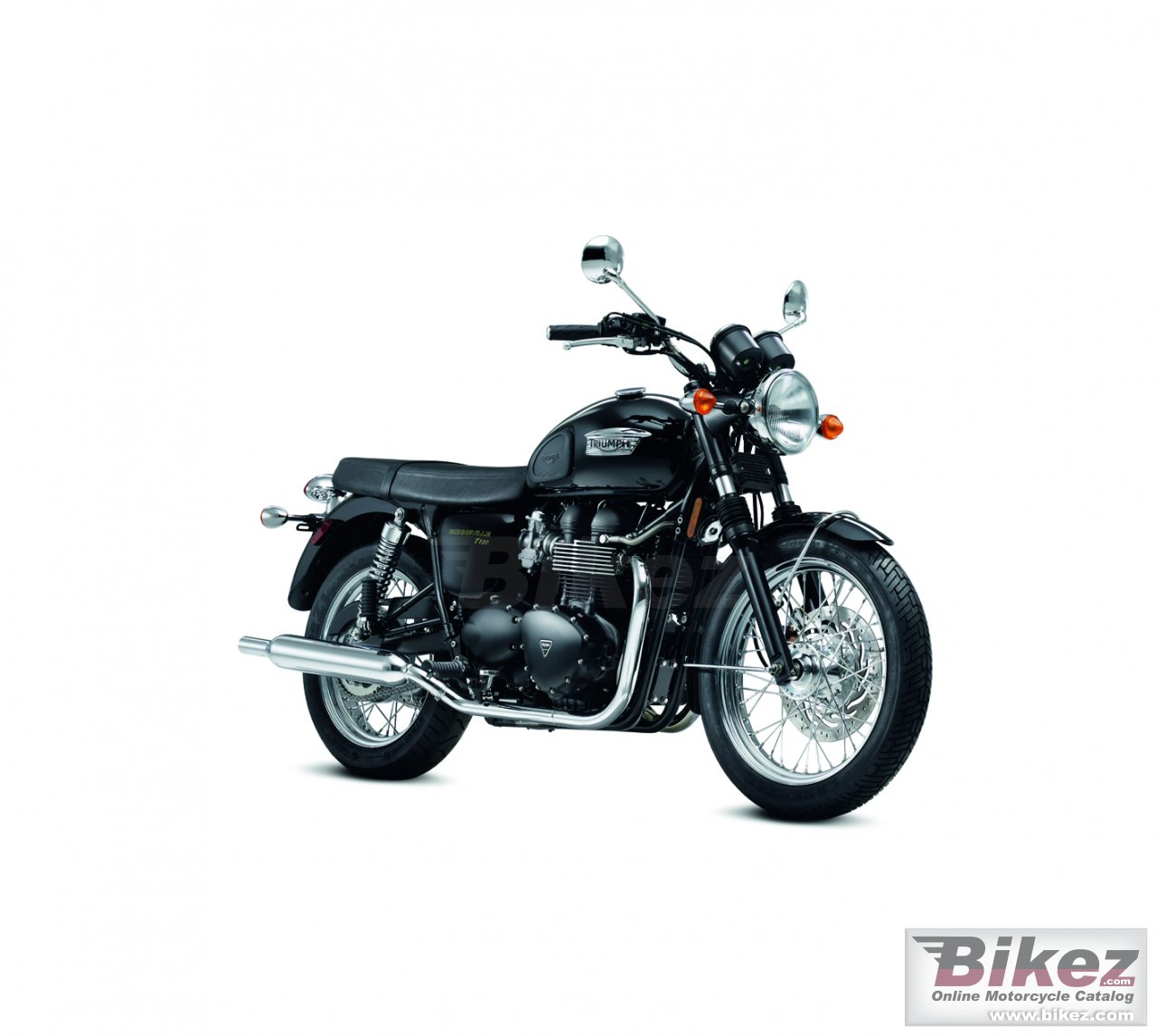 Big Triumph bonneville t100 picture and wallpaper from Bikez.com